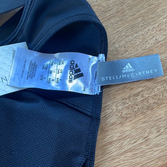 Adidas by Stella McCartney Black TruePurpose Training Bra size 34B - Picture 8 of 9